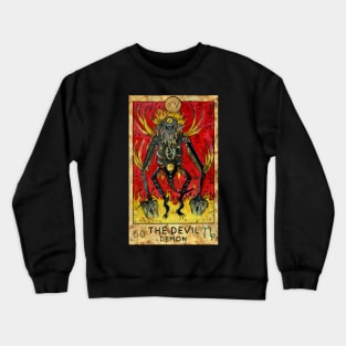 The Devil. Major Arcana Tarot Card. Crewneck Sweatshirt